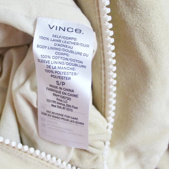 NWT Vince Suede Zip Hooded Jacket | Luxury Casual Outerwear - Picture 13 of 15